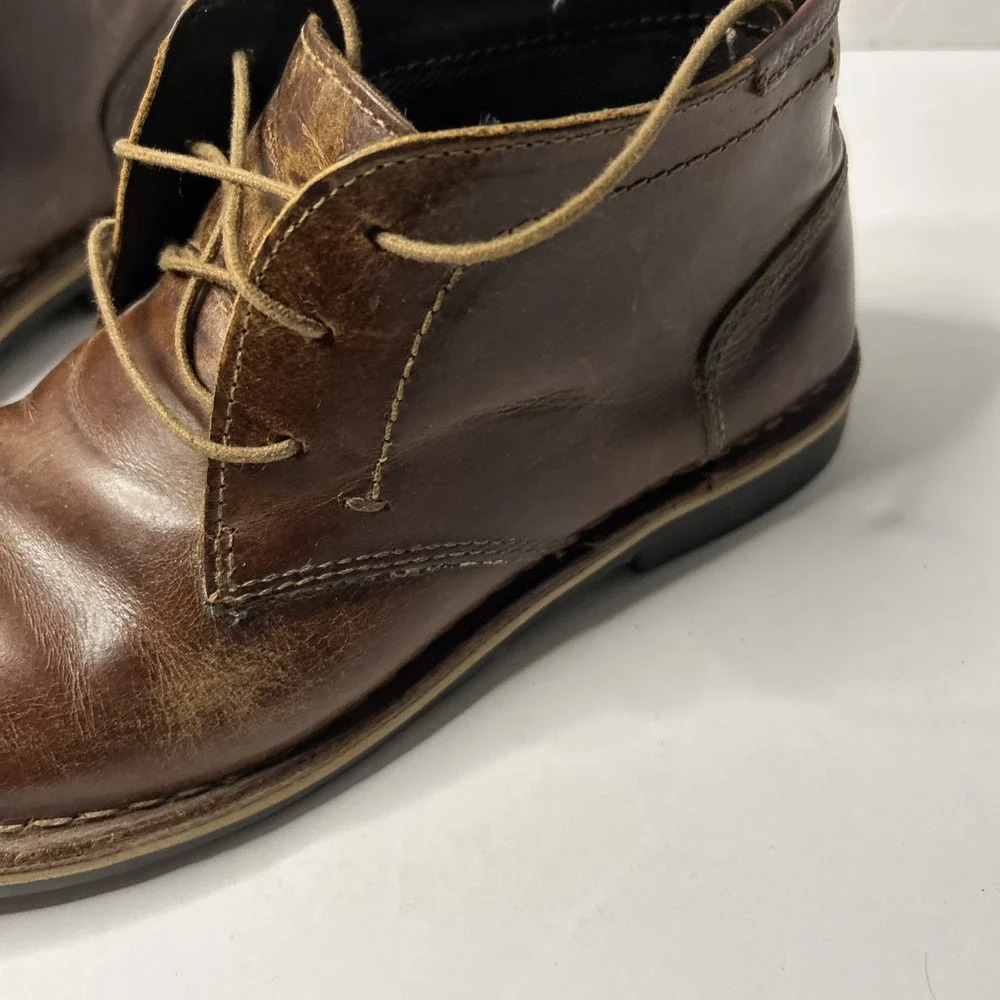 Steve Madden Harken Chukka Boot - Men's Size 8  Cognac Brown